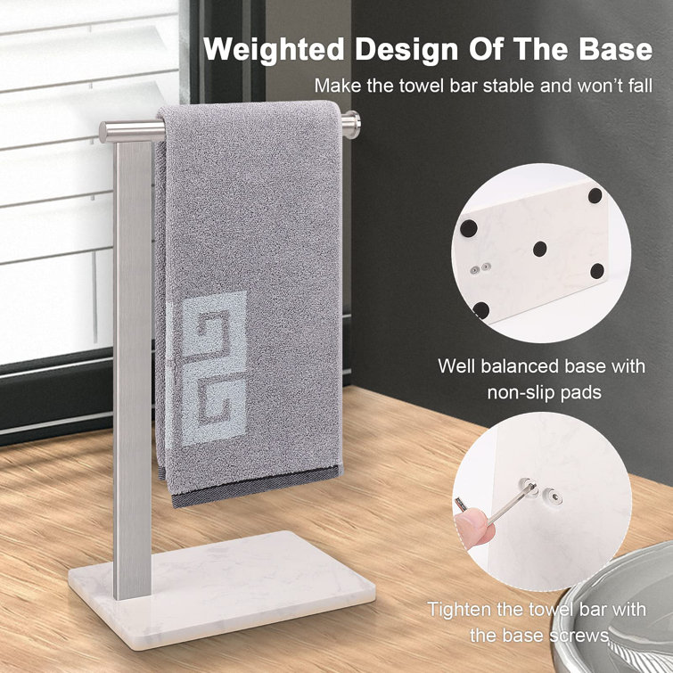 A Home Freestanding Towel Rack Wayfair Canada